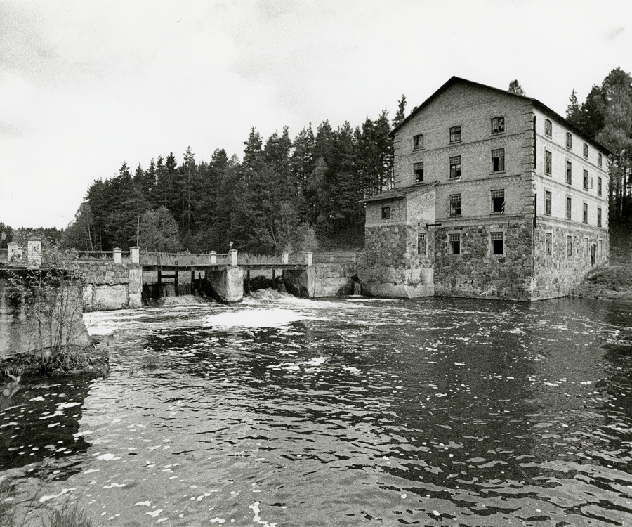 Kiidjärve vesiveski, vaade üle jõe