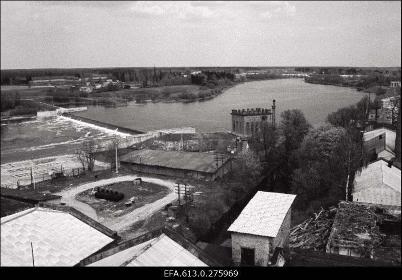 Vaade Sindi paisule Pärnu jõel.