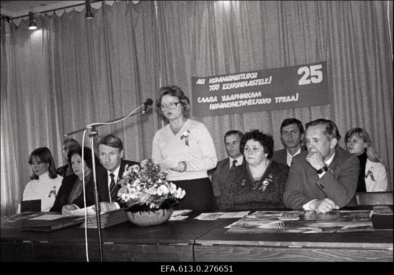 Kommunistliku töö liikumise 25. aastapäevale pühendatud konverents "Maratis".