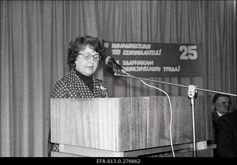 Kommunistliku töö liikumise 25. aastapäevale pühendatud konverents "Maratis".