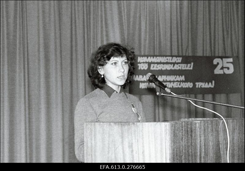 Kommunistliku töö liikumise 25. aastapäevale pühendatud konverents "Maratis".