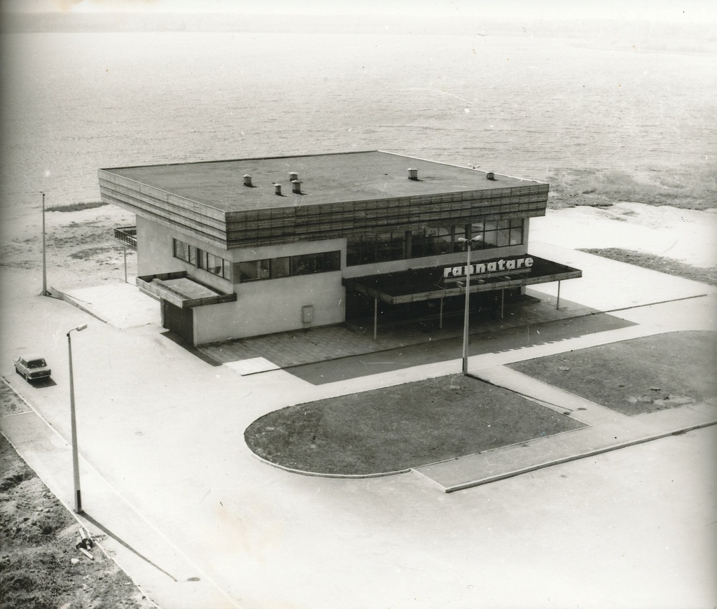 Foto. Võru vaade. Kohvik-söökla "Rannatare" 1970-tel aastatel.