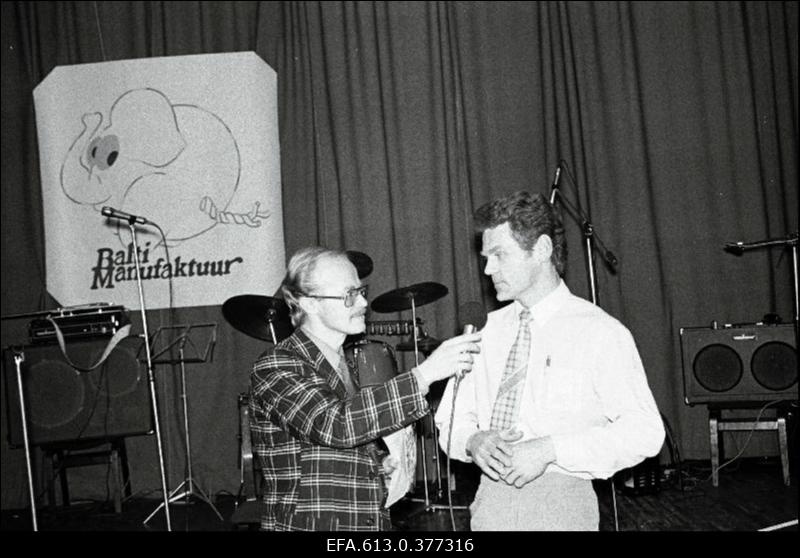 J. Tombi nimelise Kultuuri Palees Balti Manufaktuuri kutsevaliku päev.