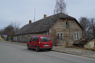 The house where Johann Kunder lived in 1878-1886 in the county of Lääne-Viru Rakvere city Kunderi tn 7 rephoto