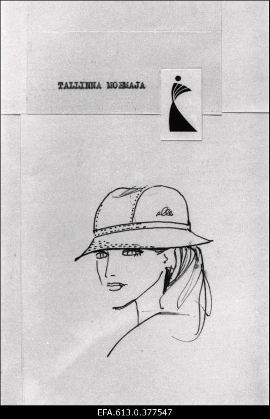 Suveniirmütside kavandid (Tallinna Moemaja kavandid). Johannes Tilga tellimus.