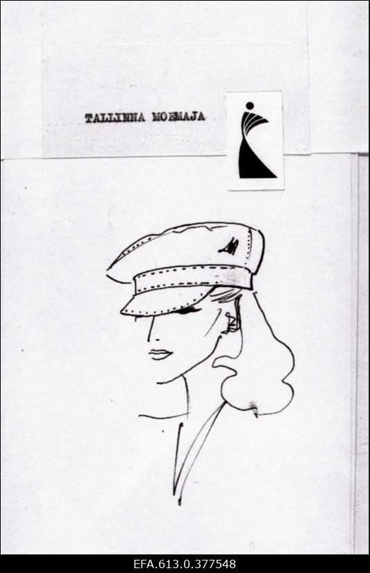 Suveniirmütside kavandid (Tallinna Moemaja kavandid). Johannes Tilga tellimus.