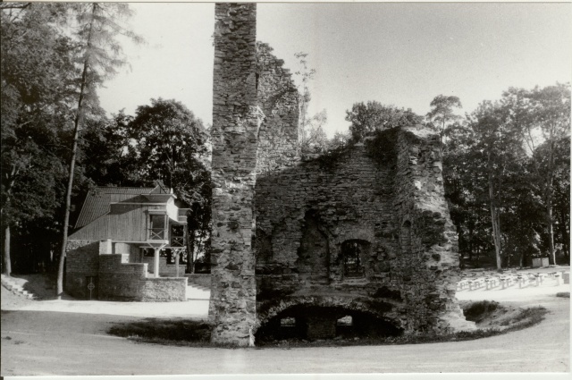 foto Paide Vallimäe varemed 1995