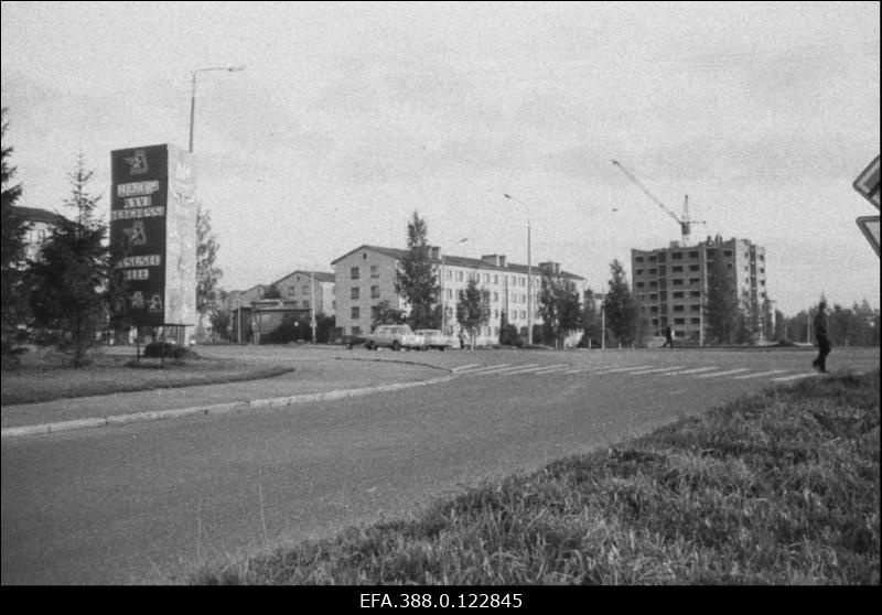 Kõrghoone ehitus Paala linnaosas.