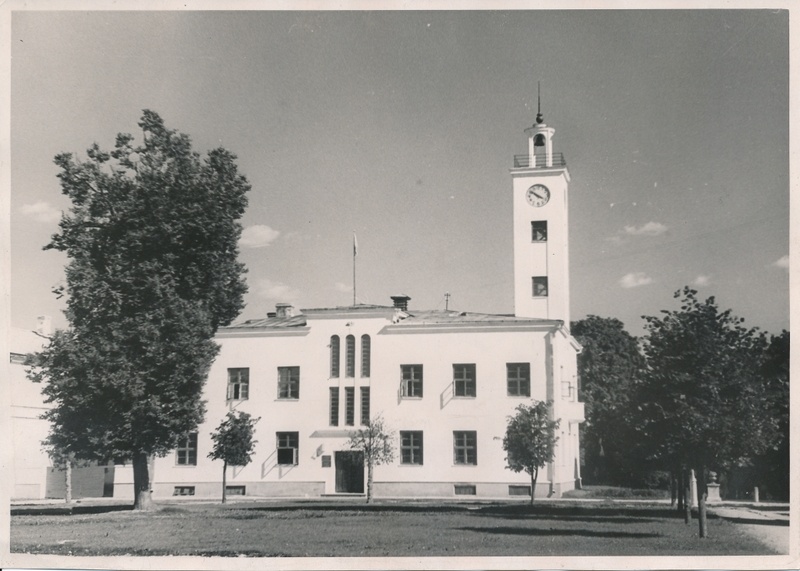 foto, Viljandi, raekoda, veetorn, u 1960