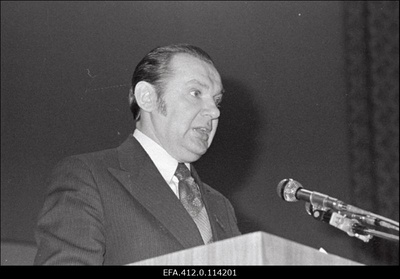 Eesti NSV kultuuriminister Johannes Lott.  duplicate photo