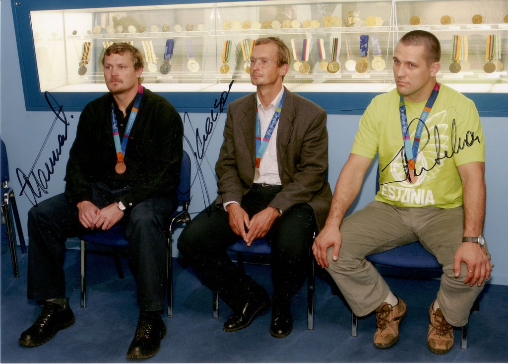 XXVIII suveolümpiamängude medalivõitjad spordimuuseumis 2004