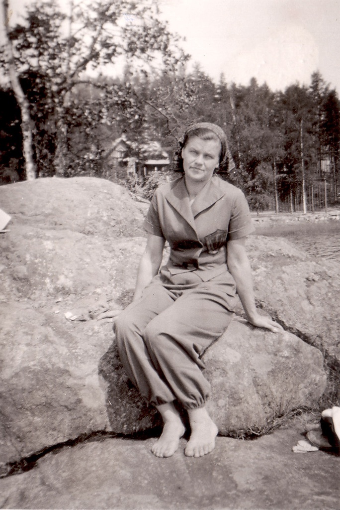 Erna Alalooga võimlemisjuhtide kursustel Soomes 1937