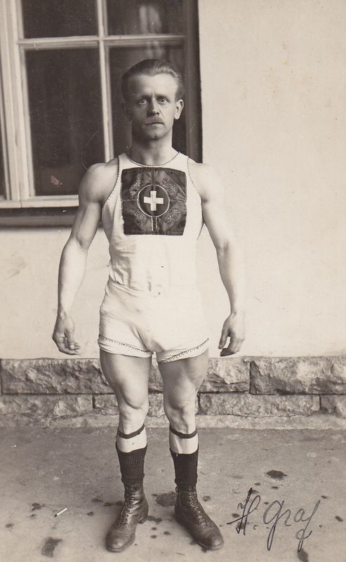 Maailmameister tõstmises Henri Graf (Šveits) Tallinnas