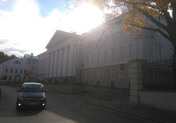 TRÜ peahoone (Ülikooli 18). Tartu, 1957. rephoto