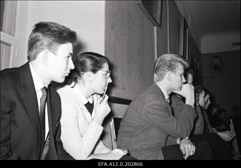 Tšehhoslovakkia teatriteaduste doktori loeng Tallinna Riikliku Konservatooriumi lavakunsti kateedris.