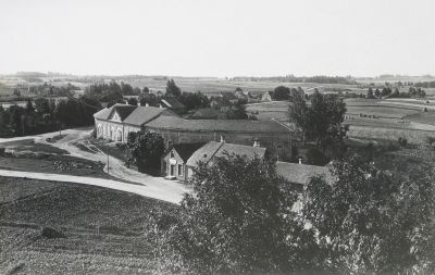 Vaade Rõngu kiriku tornist lõunasse