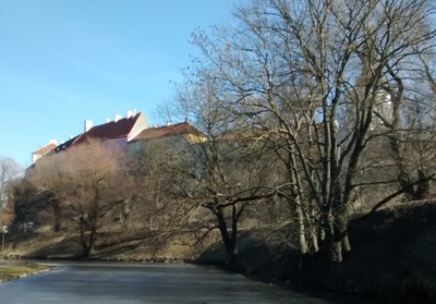 Tallinn, Toompea lääne poolt, paremal Toomkirik. rephoto