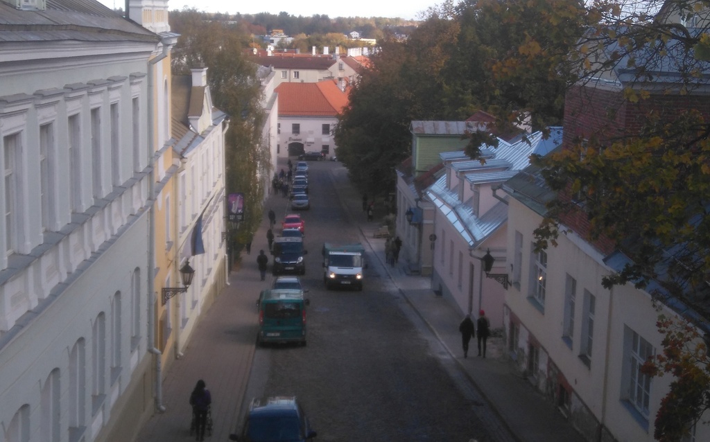 View of the city of Tartu rephoto