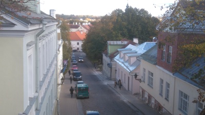 Castle tn. Viewed from here. Tartu rephoto