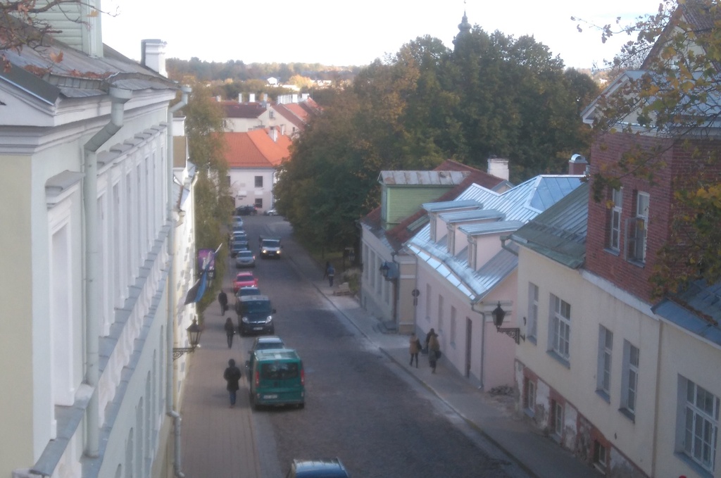 Castle tn. Viewed from here. Tartu rephoto