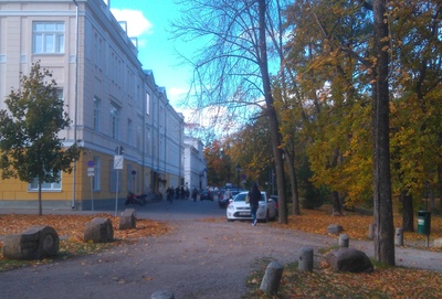 Women's Clinic in Toomemäe, view. Architect Reinhold Guleke (1886); Šiško (1913) rephoto