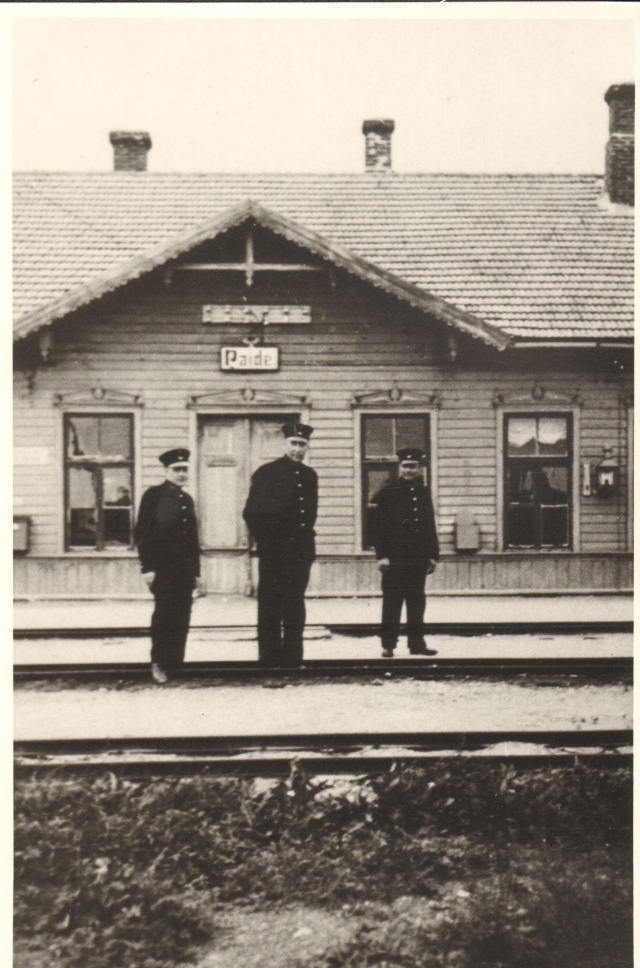 fotokoopia, Paide raudteejaam 20.saj. alguses