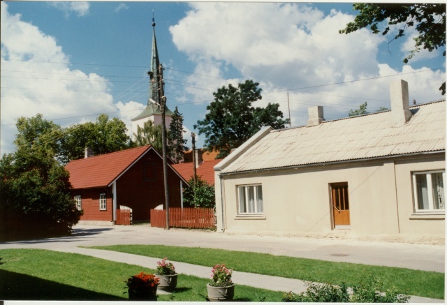 värvifoto Paide Vee tänav 1996