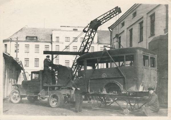 Tartu Autoremonditehas nr 3. Autobuss Gaz-03-30. 1960.a.