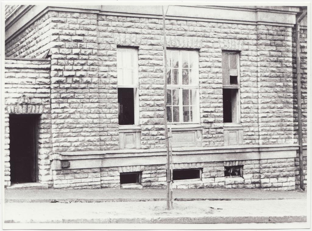 Tselluloosi ja Paberikombinaadi hoone osa, kus keldrikorrusel asus ühiselamu, 1950.a.