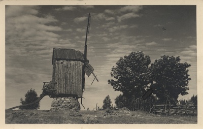 Estonia : Saaremaa windmills = windmills on the island of Saaremaa  duplicate photo