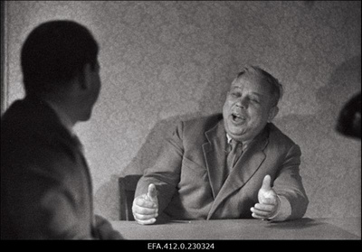 Tallinna Linna Töörahva Saadikute Nõukogu Täitevkomitee esimees Aleksander Hendrikson.  similar photo