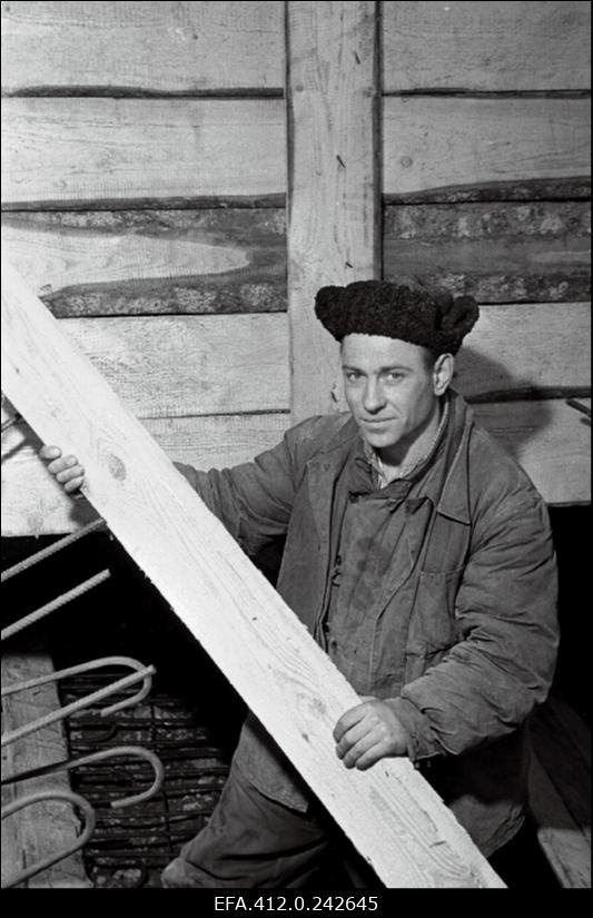 Balti Soojuselektrijaama ehitusel.