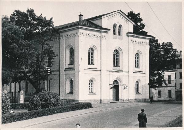 Tartu Ülikool. Õpperaamatukogu hoone V.Kingissepa (Jakobi) tn. 1960.a.
