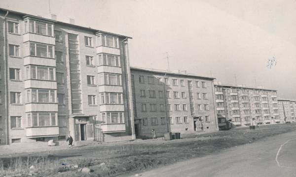 Tartu linnavaade. Uued elamud Turu tn. 1965.a.