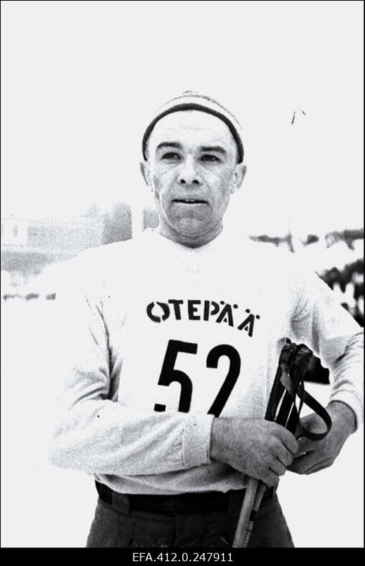 NSV Liidu suusatamise meistrivõistluste ajal Otepääl.