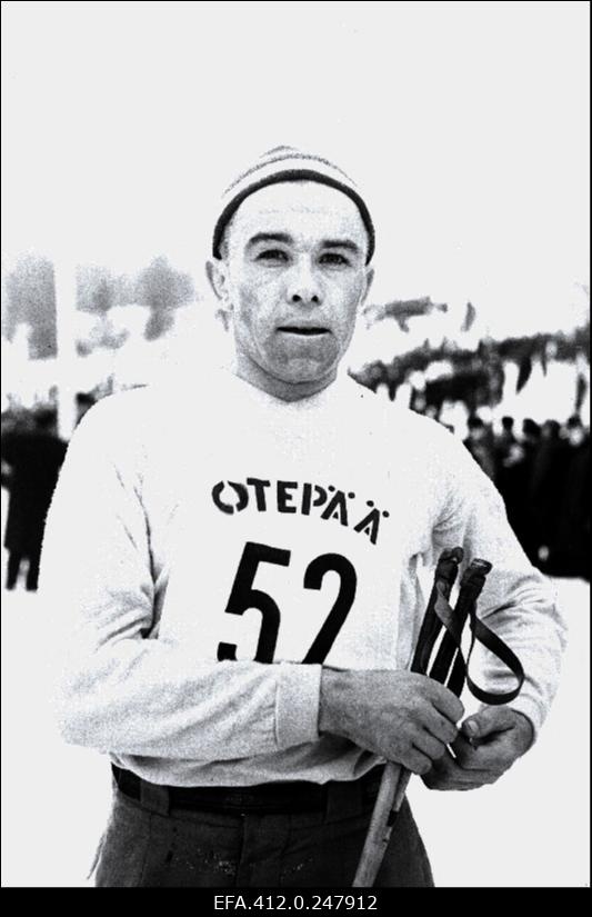 NSV Liidu suusatamise meistrivõistluste ajal Otepääl.