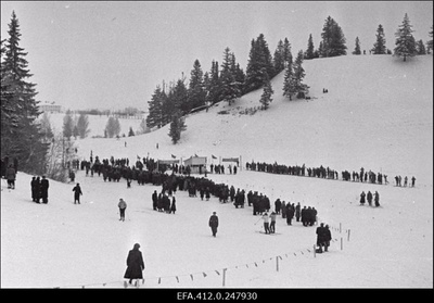 NSV Liidu suusatamise meistrivõistluste ajal Otepääl.  duplicate photo