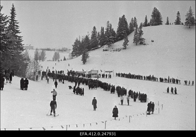 NSV Liidu suusatamise meistrivõistluste ajal Otepääl.  duplicate photo