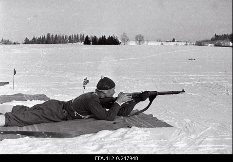 NSV Liidu suusatamise meistrivõistluste ajal Otepääl.