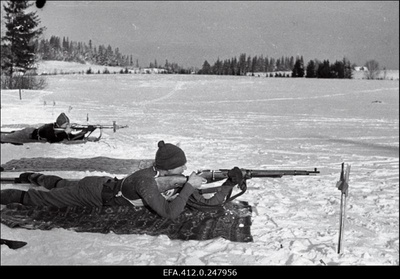NSV Liidu suusatamise meistrivõistluste ajal Otepääl.  duplicate photo