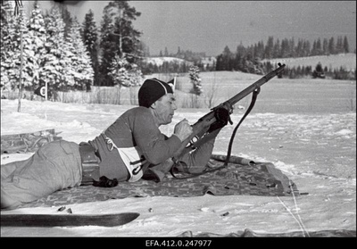 NSV Liidu suusatamise meistrivõistluste ajal Otepääl.  duplicate photo