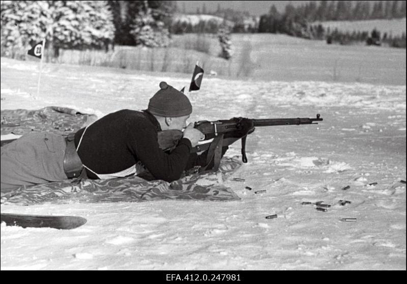 NSV Liidu suusatamise meistrivõistluste ajal Otepääl.