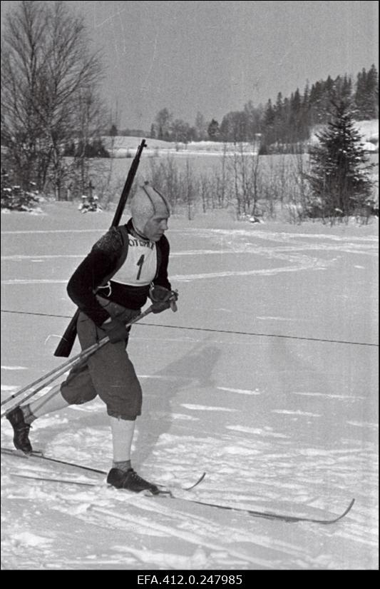 NSV Liidu suusatamise meistrivõistluste ajal Otepääl.