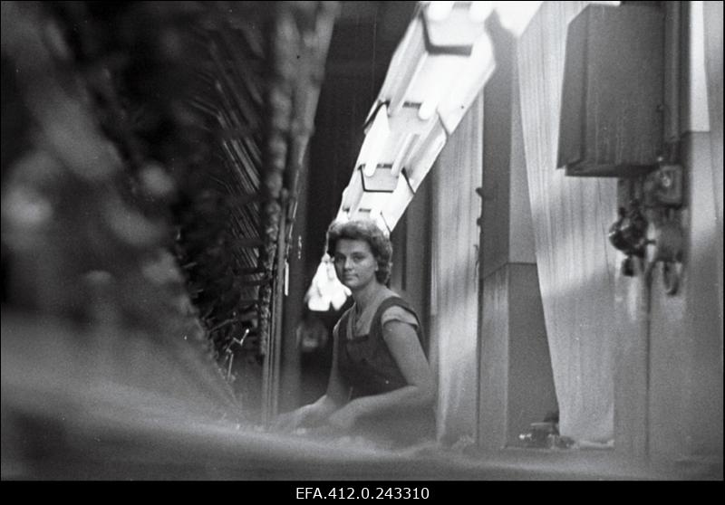 "Punane Koit" cottonkuduja Valve Tibar, ENSV Ülemnõukogu saadik