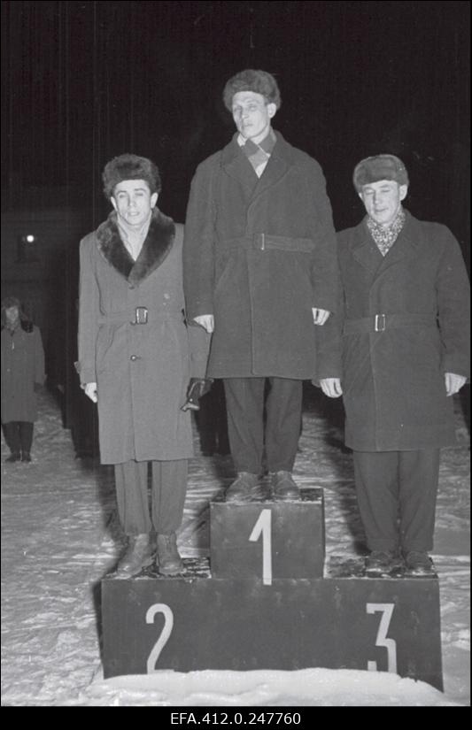 NSV Liidu suusatamise meistrivõistluste ajal Otepääl.