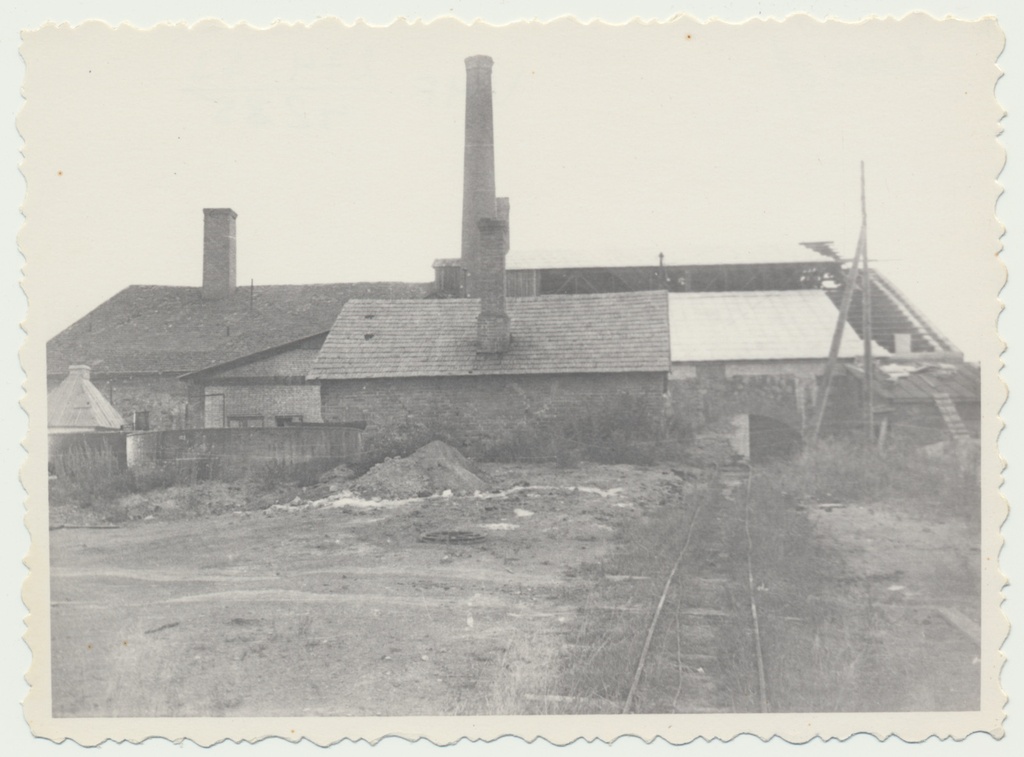 foto, Viljandimaa, Meleski klaasivabrik, välisvaade, u 1960