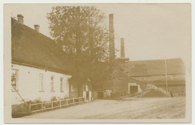 foto, Viljandimaa, Meleski klaasivabrik, välisvaade, u 1925  duplicate photo