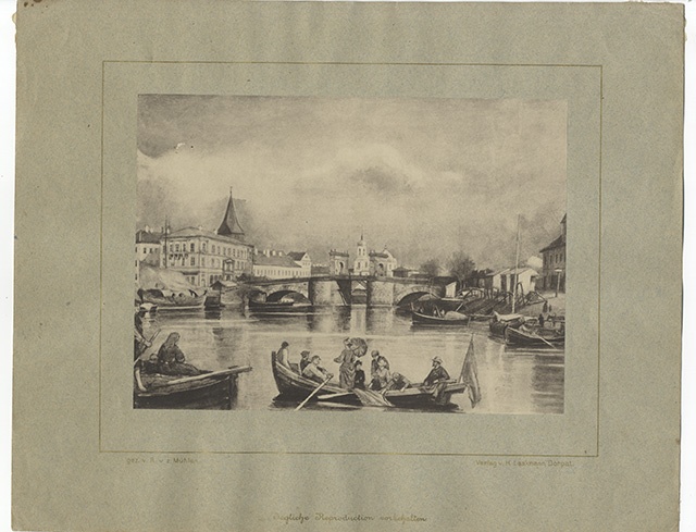 Zur Mühlen, Rudolf von; Laakmann, h. "Overview of the city"