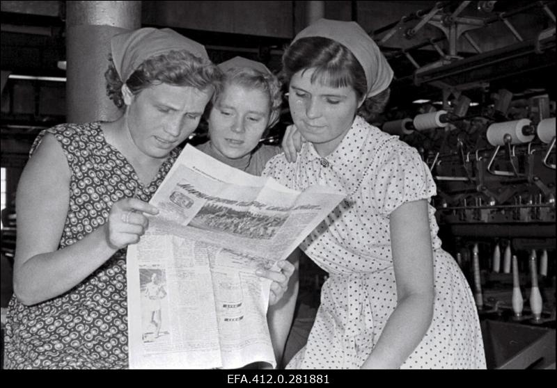 Jekaterina Rastrõgina kom.töö brigaad Kreenholmis