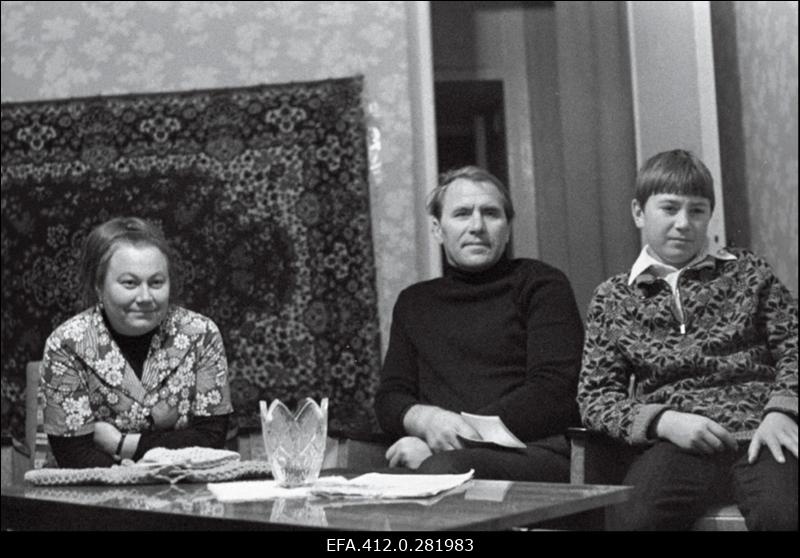 Sotsialistliku töö kangelane Vassili Kuzmitš Ivanov. ("Ahtme" kaevanduse kaevurite brigadir)